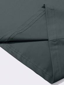 Manfinity Homme 男士夏季字母印花圆领短袖休闲百搭T恤洛杉矶T恤男士图案T恤洛杉矶T恤 - 灰色 - 查看 6