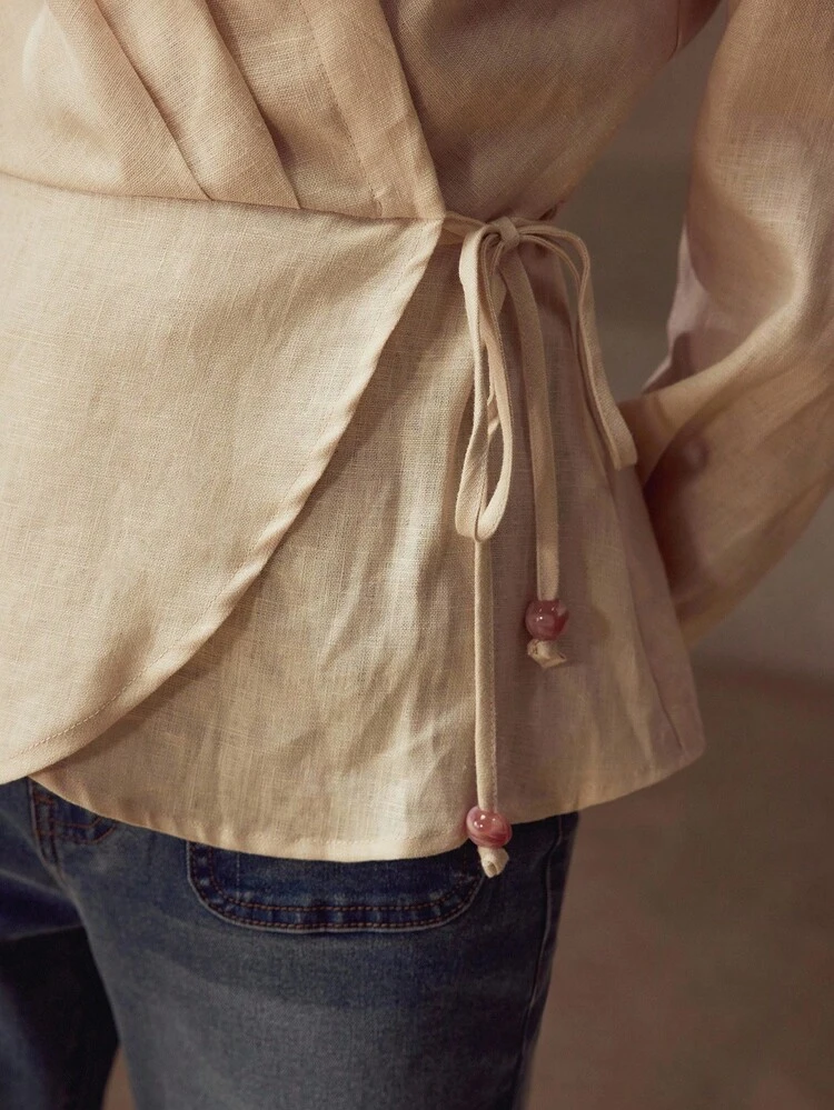 WRAP KNOT SHIRT