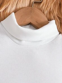 SHEIN 2件套少女针织上衣和梭织裙套装 - 玫紅色 - 查看 6