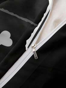 HELLO KITTY AND FRIENDS | SHEIN 卡通豹纹拼布床上用品套件 - 彩色 - 查看 4