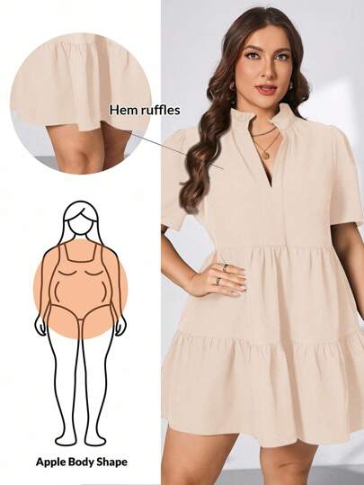 SHEIN Essnce Vestido corto negro básico de manga corta, cuello en V, cómodo y holgado para mujer talla grande, para primavera y verano. Vestidos de verano, vestidos elegantes para mujer, vestidos de sol, estilo old money para mujer, ropa de iglesia, ropa de oficina, vestido de trabajo, atuendos para brunch, vestido de maternidad para baby shower.