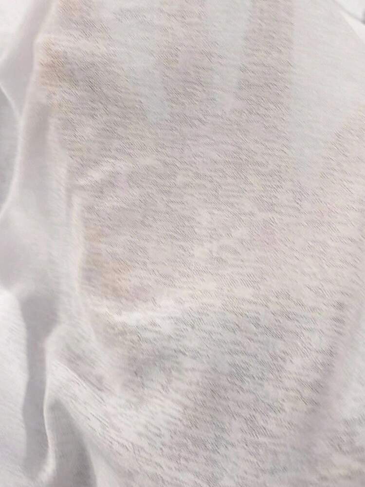 Solid Half Button Drop Shoulder Cover Up Summer,Beach Women Outfits Vacation Outfits Women