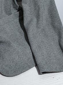 GlowEve CURVE Áo khoác blazer dệt họa tiết cỡ lớn vừa vặn - Nhiều màu - Xem 3