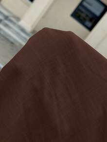 Siren Gaze Casual & Commute Solid Color Cotton Linen Blend Thin Blazer In Fall/Winter Brown - Coffee Brown - View 9