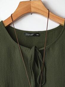 Linhara Plus Size Vacation Casual Solid Color Lantern Sleeve Shirt & Floral Print Pants 2 Pieces Set