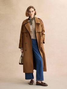 Rosivie 女士休闲一脚蹬平底运动鞋 - 巧克力棕 - 查看 3