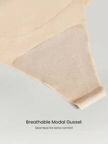 GLOWMODE 2条装轻薄透气吸汗低腰无痕隐形丁字裤日常运动内裤