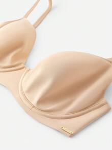 LUVLETTE Plus Dream Curve Support + Smooth Full Coverage Support T-Shirt Bra Nude Minimizer Bra Flexi SizeFReedom Bra - Aprikot - View 9
