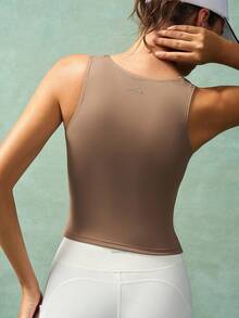 VARSIVA Women's Solid Color Twist Pleated Sleeveless Tank Top, Summer Fashion - Grey - View 8