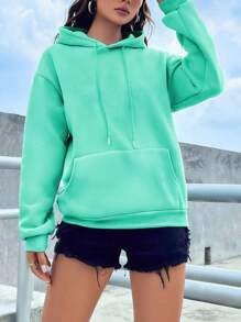 INAWLY Women's Hooded Fleece Sweatshirt With Drawstring,Long Sleeve Tops Graduation,Back To School Outfits,Graduation,Teacher Outfits For Women,Back To School Pullover Fall Outfit