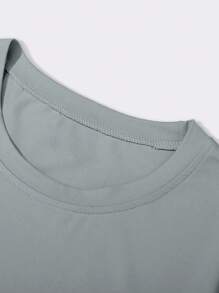 Manfinity EMRG 男士宽松圆领短袖字母图案T恤