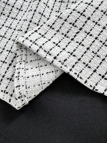 Rafferiza 女式法式厚面料双层半身裙 - 白色 - 查看 5