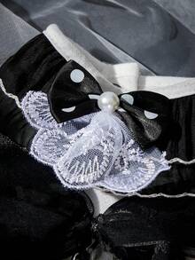 PETSIN Schwarz-Weiß Prinzessin Stil Haustierbekleidung, Spitzen-Schleifendesign, geeignet für Partys, Geburtstage und andere wichtige Anlässe, beliebt in Europa und Amerika, passend für Teddy, Pudel, Katze, modischer Haustier Cardigan für Herbst/Winter