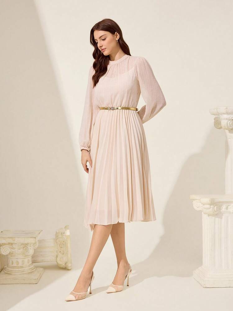 CUCCOO CHICEST Women's New Apricot Mesh Minimalist High Heel Pumps, Elegant Sexy Comfortable Shoes Suitable For Parties, Dates, Shopping, Weddings