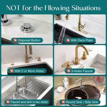 SHEIN 1 件装厨房水槽水龙头垫超强吸水硅胶粘土速干石吸水防溅厨房小工具适用于厨房餐厅水槽浴室浴缸节日礼物 - 彩色 - 查看 3