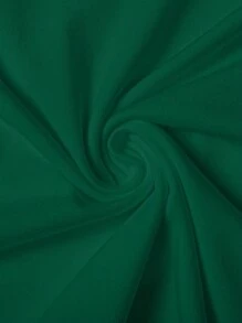 Manfinity Homme 男士休闲纯色长袖T恤，适合春秋季节穿着，绿色T恤，男士绿色上衣，棉质长袖男士全袖T恤，长袖T恤，秋季 - 墨綠色 - 查看 7