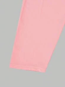 SHEIN 4 件套青少年女孩休闲卡通樱桃和蝴蝶结印花服装，适合日常居家或户外穿着，甜美风格秋冬服装 - 彩色 - 查看 6