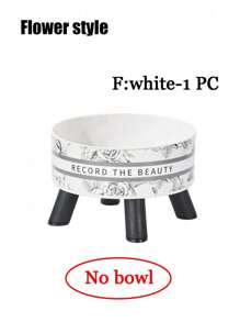 1 pieza Comedero elevado para mascotas, Tazón de acero inoxidable para comida y agua de perro/gato, Diseño amigable para el cuello - Multicolor - Ver 3