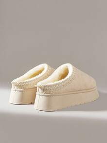 Solecia Botas de nieve con suela gruesa y de fácil deslizamiento para mujer, para el invierno