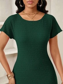 SHEIN Lady 2025 Neue Sommer High-End Nischen-Design Textur Stoff gestrickt Jacquard dunkelgrün langen Rock weibliche Sommer Taille elegante Kleid Herbst Kleidung für Frauen Business Casual Frau Büro Outfits für Frauen Arbeit Outfits für Frauen Arbeitskleidung Frauen Herbst Outfits Frauen Kirche Outfits Frauen Flughafen Outfit für Frauen klassische Outfits für Frauen Land Outfits Frauen Business professionelle Frauen Ausgehen Outfits Arbeitskleidung Weihnachten Damen Kleidung Weihnachtskleid elegante Kleider Hochzeitsgast Kleid für Frauen Abendkleid schicke Hochzeit schicke Kleid Weihnachtsfeier Kleid Hochzeitsgast