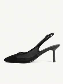 CUCCOO CHICEST Tacones altos de punta elegantes, adecuados para ir al trabajo - Negro - Ver 4