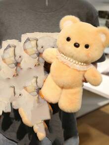 POKOJA LAND 1PC Running Bear Plush Toy Animated Walking Animal Doll Fluffy Stuffed Moving Puppet Fun Interactive Pet Companion For Kids Adults Home Decor - Multicolor - View 4