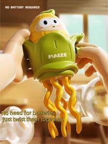 Zazumi 发条跳舞玉米玩具 - 有趣的机械爬行和移动动物玩具，成人新奇恶搞礼物，爆款解压玩具，桌面减压小玩意 - 彩色 - 查看 6