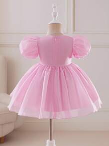 Glamorique Kids Baby Girl Flower Bridesmaid Dressbirthday Party, Wedding, Flower Girl ,Elegant,Birthday Dress,Suitable For Formal Occasions Fall Winter