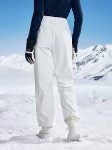 In My Nature 女士休闲户外保暖徒步裤秋冬滑雪裤女女士滑雪裤雪地裤女士冬季裤子女士白色滑雪裤 - 白色 - 查看 8