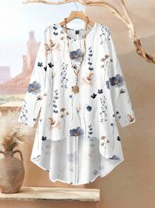 Rusticease 女士宽松圆领长袖上衣和裤子两件套，夏季女装印花衬衫套装，女士睡衣套装，女士家居服套装，女士两件套，印花裤装套装，女士夏季裤装套装，印花衬衫套装，女士裤装套装，女士夏季裤装套装，女士秋季服装，休闲装 - 彩色 - 查看 2