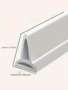 1 件适用于淋浴底座和浴室门的防水密封条 | 防滑门槛密封 | 卫生间地板屏障 | 阻水过渡条 | 3 种尺寸：1M（39.37 英寸）、2M（78.74 英寸）、3M（118.11 英寸）长度 - 彩色 - 查看 3