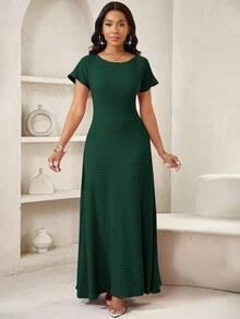 SHEIN Lady 2025 Neue Sommer High-End Nischen-Design Textur Stoff gestrickt Jacquard dunkelgrün langen Rock weibliche Sommer Taille elegante Kleid Herbst Kleidung für Frauen Business Casual Frau Büro Outfits für Frauen Arbeit Outfits für Frauen Arbeitskleidung Frauen Herbst Outfits Frauen Kirche Outfits Frauen Flughafen Outfit für Frauen klassische Outfits für Frauen Land Outfits Frauen Business professionelle Frauen Ausgehen Outfits Arbeitskleidung Weihnachten Damen Kleidung Weihnachtskleid elegante Kleider Hochzeitsgast Kleid für Frauen Abendkleid schicke Hochzeit schicke Kleid Weihnachtsfeier Kleid Hochzeitsgast