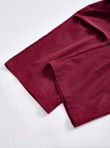 SHEIN Explorewe Teenager Mädchen Outfit mit Zahlen-Muster V-Ausschnitt Kurzarm T-Shirt und Hose, Lässig