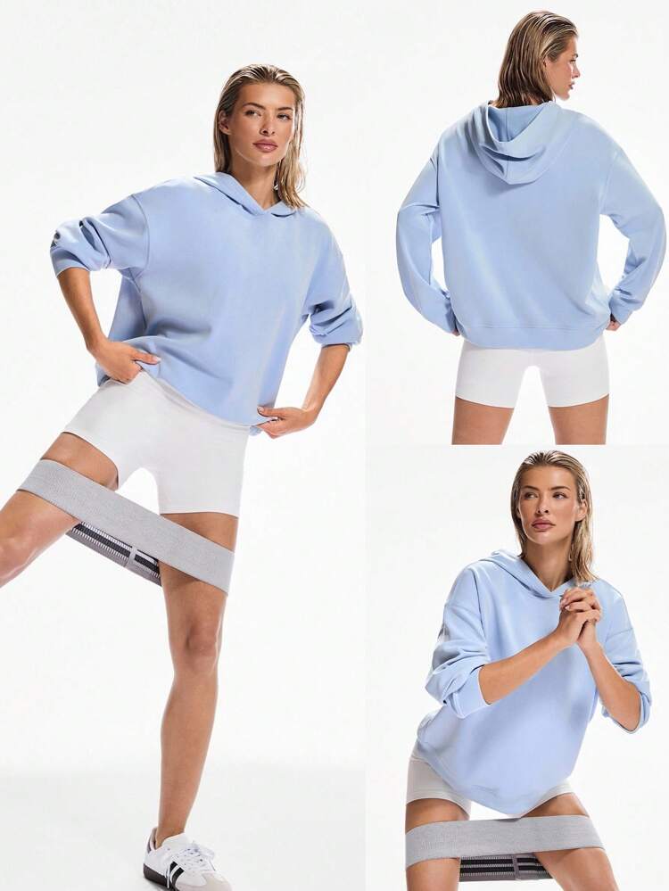 Modal ultra-weicher, warmer, glatter Loose Fit Kapuzenpullover für den täglichen Lässig Wear