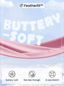 GLOWMODE FeatherFit™ Cropped T-Strap Tank & High-Rise Biker Shorts Set - Pink - View 6