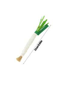 PETSIN 1 件木制猫薄荷玩具，葱、欧芹、胡萝卜猫玩具，仿真蔬菜耐咬自娱自乐，磨牙猫，宠物玩具
