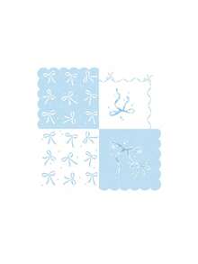 20PCS Set Pink Bow Napkins, Theme Birthday Party Decorations, Shower, Cute Bow Tableware Supplies, Tea, Wedding Party Decor, For Weddings, Bridal Showers And Birthday Parties, Tea Parties, Garden Parties, Fancy Napkins - Multicolor - View 10