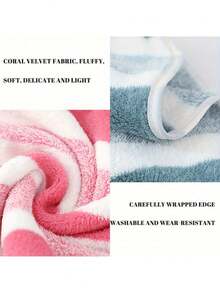 SHEIN 1 Buah Handuk Serat Super Bermotif Garis-garis, Handuk Mandi, Handuk Persegi Panjang, Handuk Pantai, Dekorasi Kamar Mandi Rumah, Perlengkapan Kembali ke Sekolah, Salon Kecantikan, Kamar Mandi Rumah - Grey - View 6