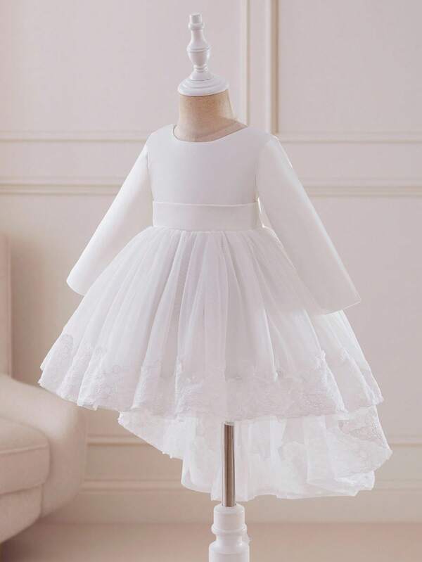 Glamorique Kids Baby Mädchen Partykleid & Alltagskleid, geeignet für Frühling, Herbst, Winter