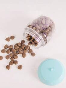 1pc Portable Pet Food Container With Hanging Rope, Suitable For 80g/150g/260g Capacity - Multicolor - View 8