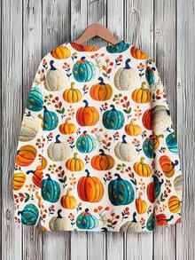 Linhara Suéteres de talla grande para Halloween - Multicolor - Ver 2