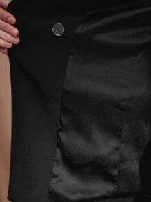 MOTF Classy STRUCTURED SINGLE BUTTON BLAZER - Black - View 7