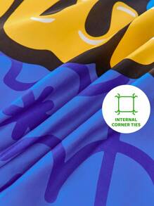 TEENAGE MUTANT NINJA TURTLES | SHEIN 3pc 3pcs Teenage Mutant Turtles Reversible Duvet Cover Set,Suitable For Single Bed/Double Bed/Queen Bed/King Bed, Dormitory/Home - Multicolor - View 9