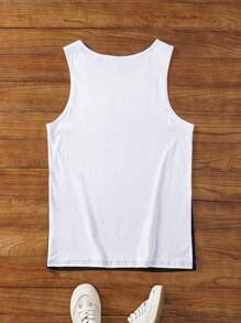 Manfinity NXTstreet Nam Áo ba lỗ Bông Khối màu Túi Patch - Nhiều màu - Xem 2