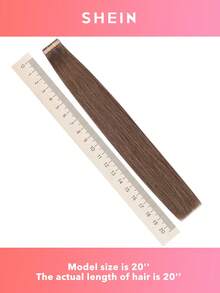 20PCS Straight Tape In Human Hair Extensions 100% Real Remy Human Hair 14-24inches Natural High Quality 50G/Pack For Salon Silky Seamless Invisible PU Tape In Hair Extensions - S5 - View 11