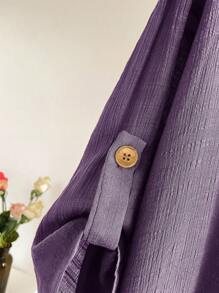 EMERY ROSE Women Coat Winter Fall Top Fall Women Fall Office Wear Going Out, - Purple - View 4