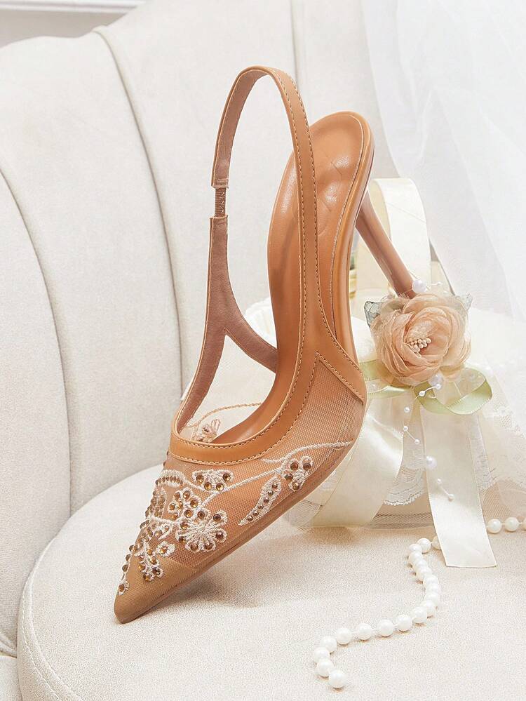 CUCCOO HITCHD Women's Back Strap Bow Decor Lolita Style High Heel Pumps, Burgundy