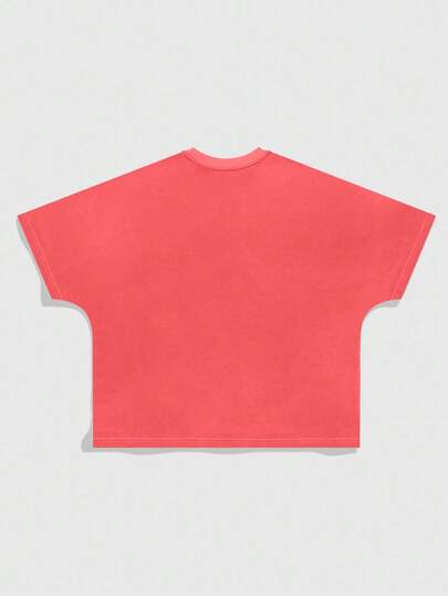 Street Life Men's Diamond Skull Print Loose Fit Short Sleeve T-Shirt