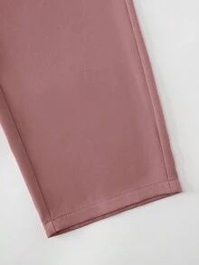 Elenzga Plus Size Women Elegant 3D Floral Decor Jacket & Pants Suit Fall Cloth For Women Autumn