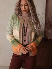 LanaWest 女式多色西部休闲开衫 - 彩色 - 查看 4